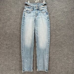 American Eagle Outfitters Light Wash Straight Leg Jeans